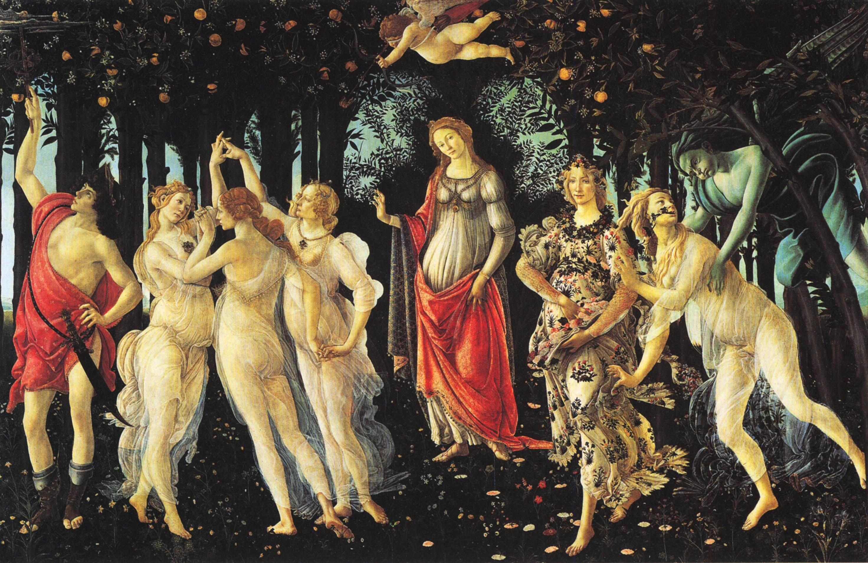 Primavera, Sandro Botticelli, 1478