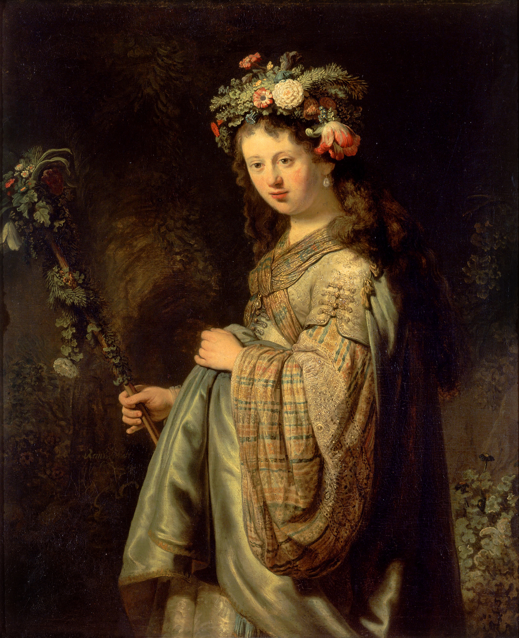 Flora, Rembrandt, 1634