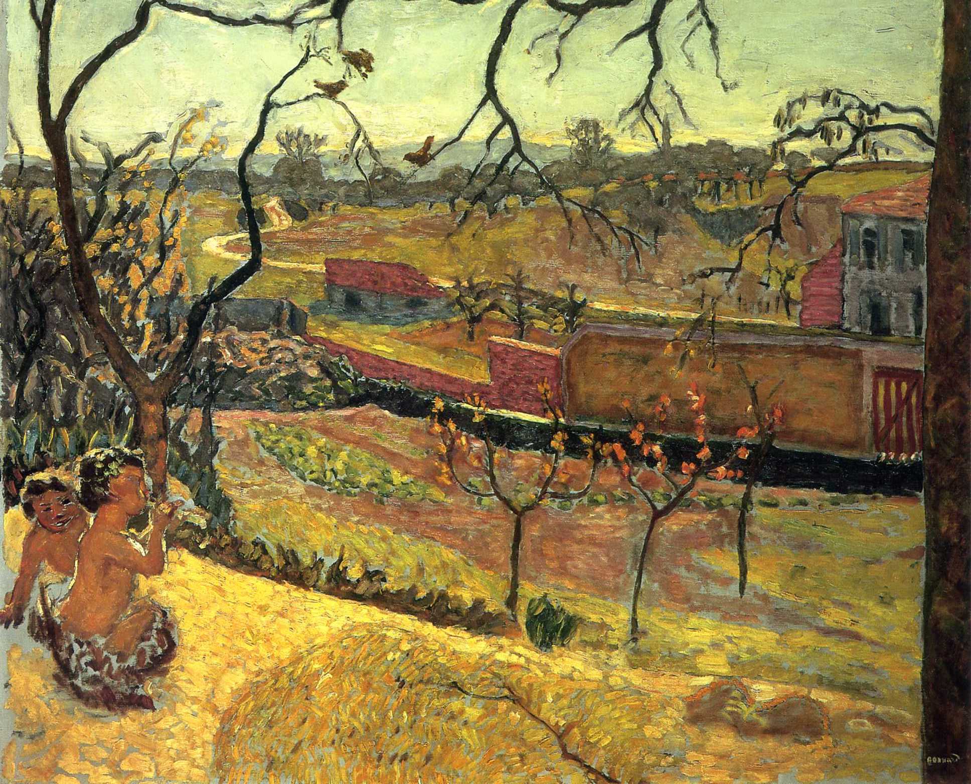 Early Spring (Little Fauns), Pierre Bonnard · 1909