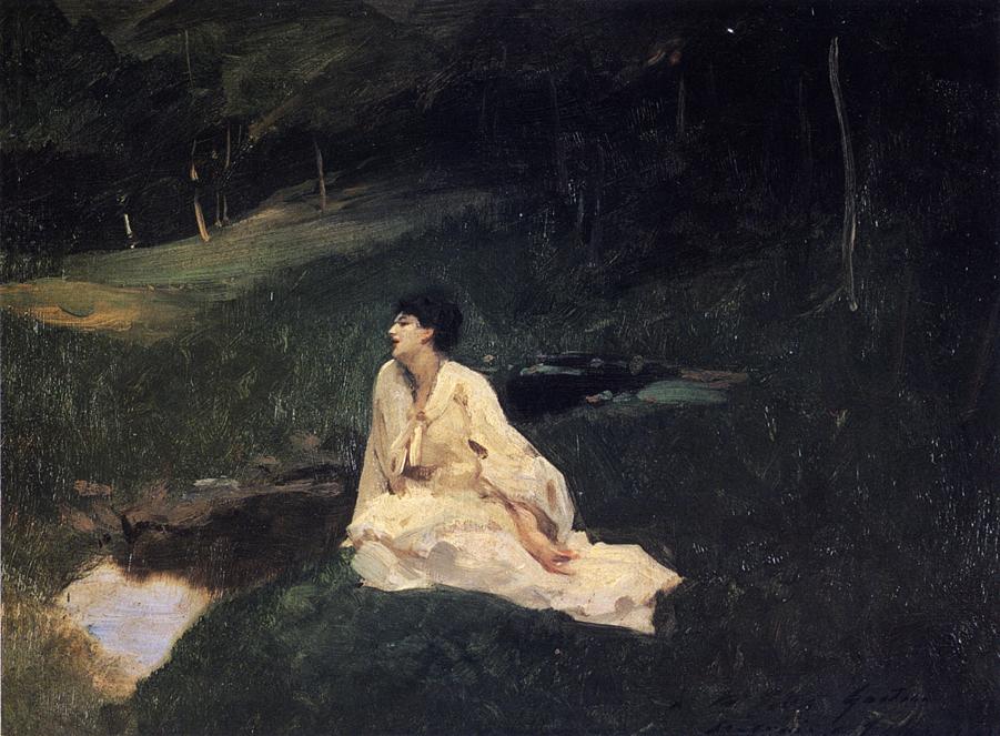 Judith Gautier (Also Known As By The River Or Resting By A Spring), John Singer Sargent, 1883