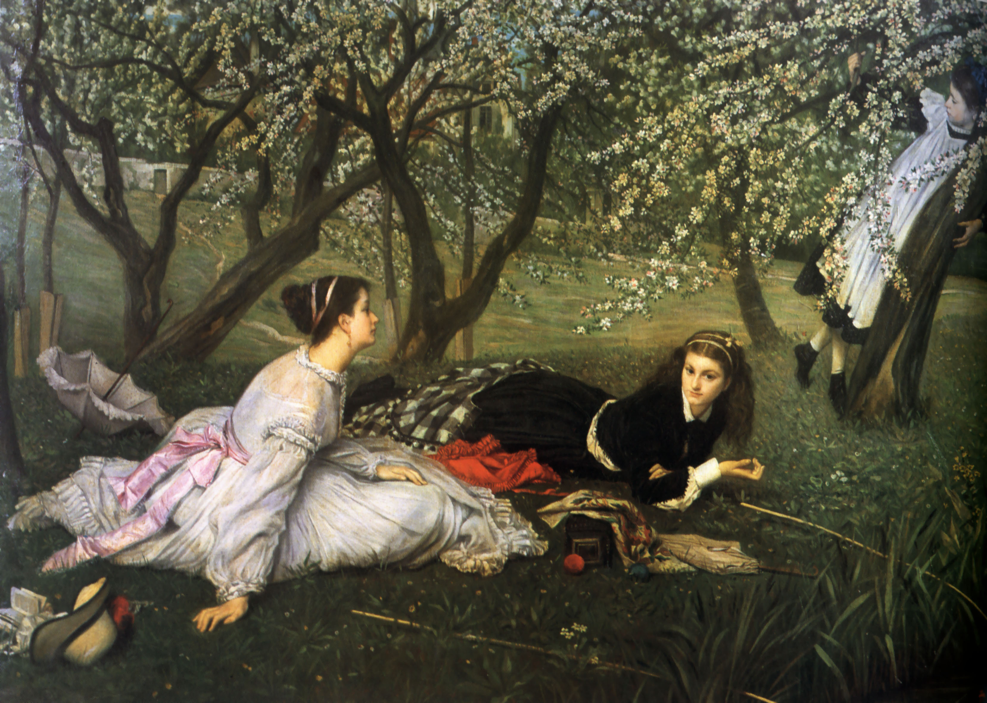 Spring, James Tissot, 1865