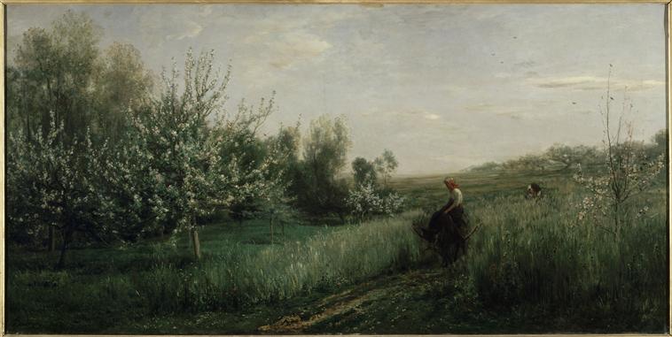 Spring, Charles-Francois Daubigny, 1857