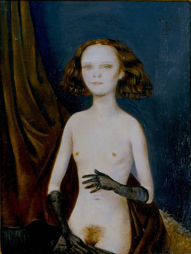 Nude Girl with Gloves, Otto Dix, 1932