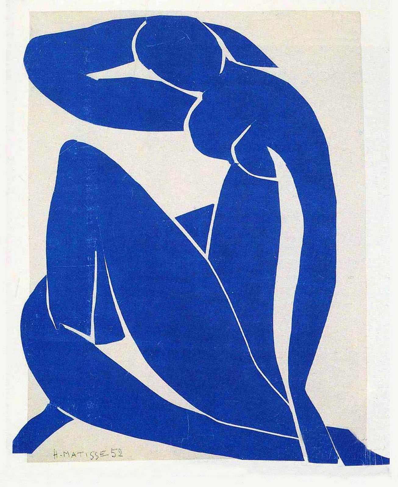 Blue Nude II, Henri Matisse, 1952
