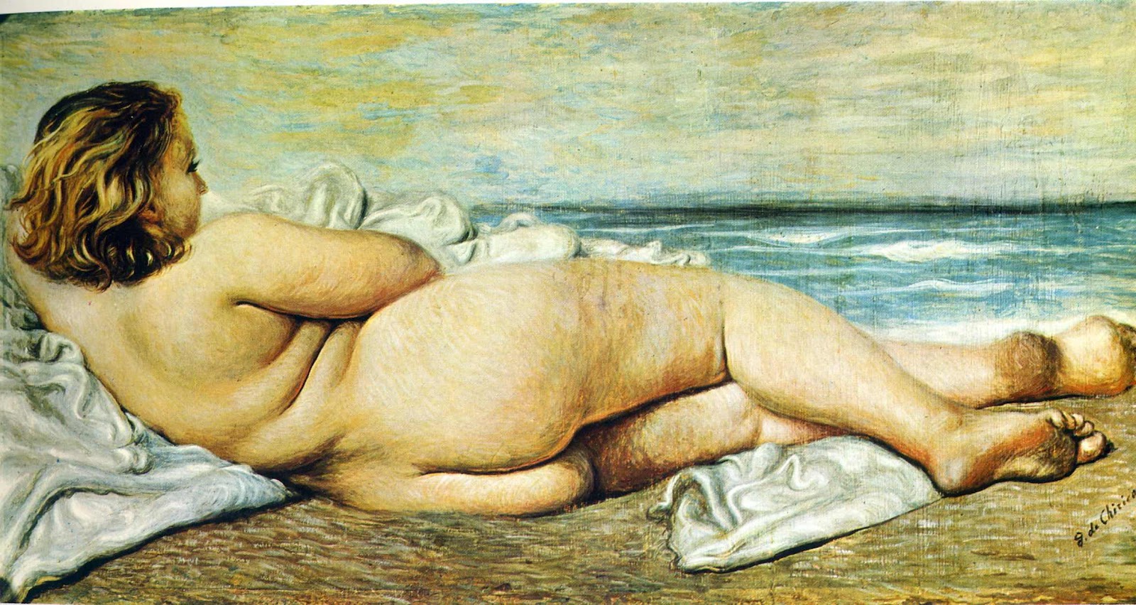 Nude Woman On The Beach, Giorgio de Chirico, 1932