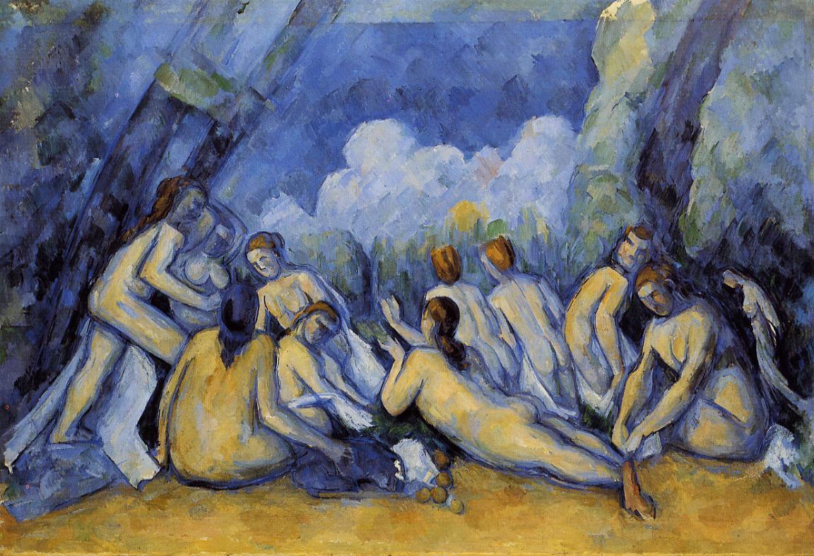 Large Bathers, Paul Cezanne, 1900