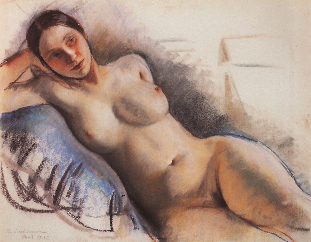 Reclining Nude, Zinaida Serebriakova, 1930