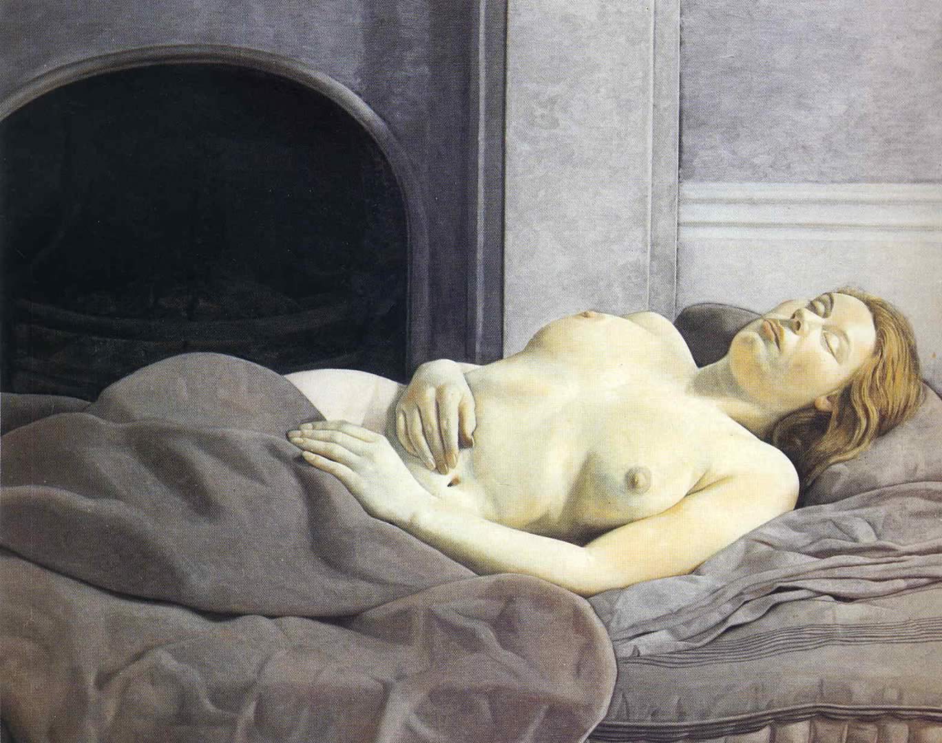 Sleeping Nude, Lucian Freud, 1950