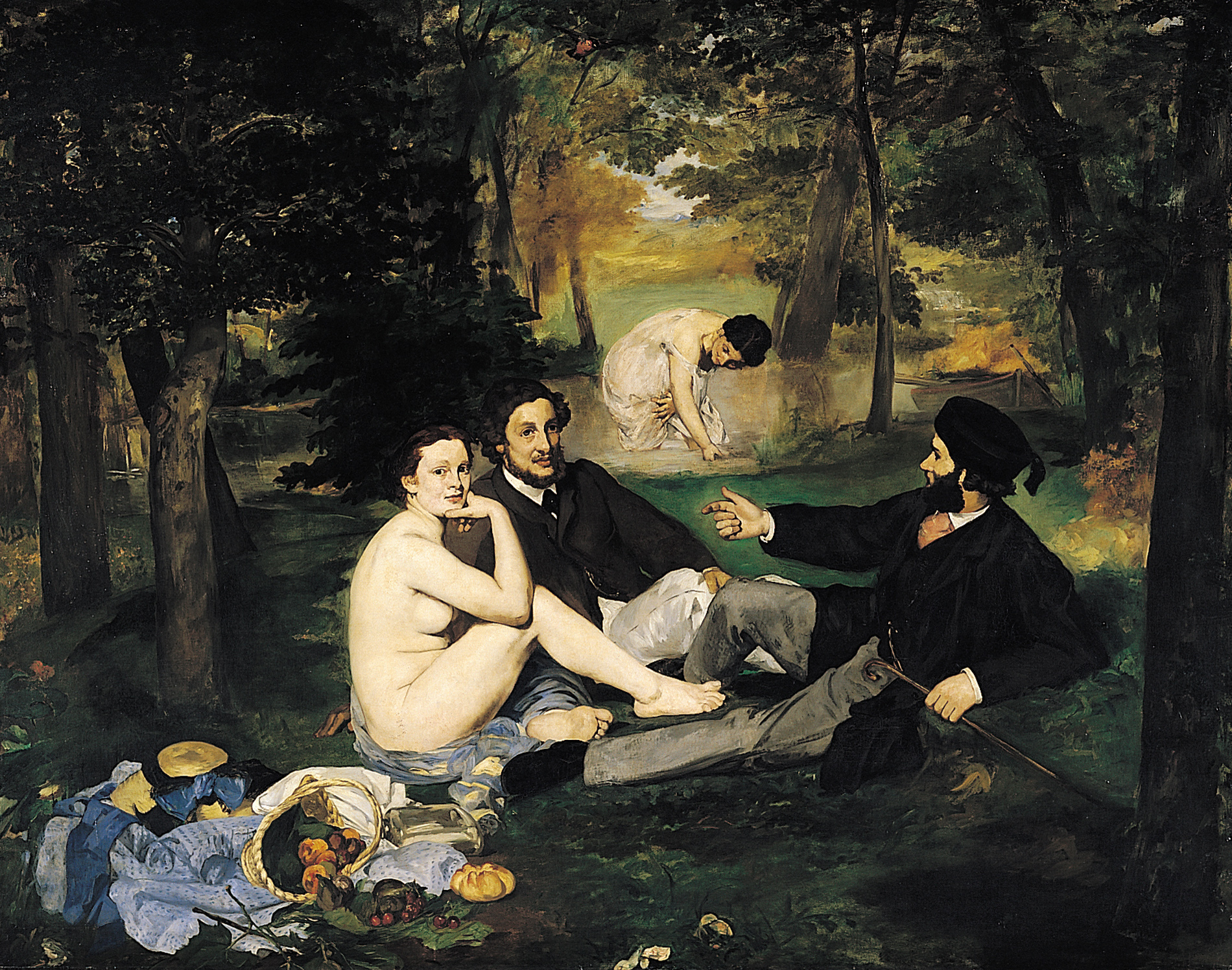 The Luncheon On The Grass, Edouard Manet, 1863