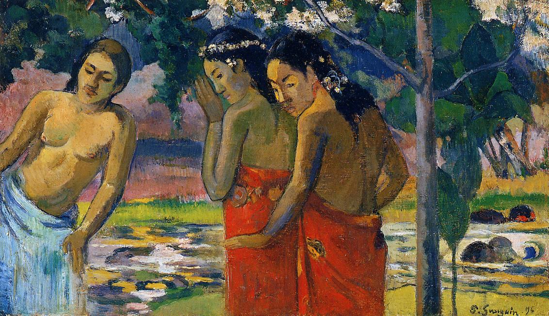 Three Tahitian Women, Paul Gauguin, 1896