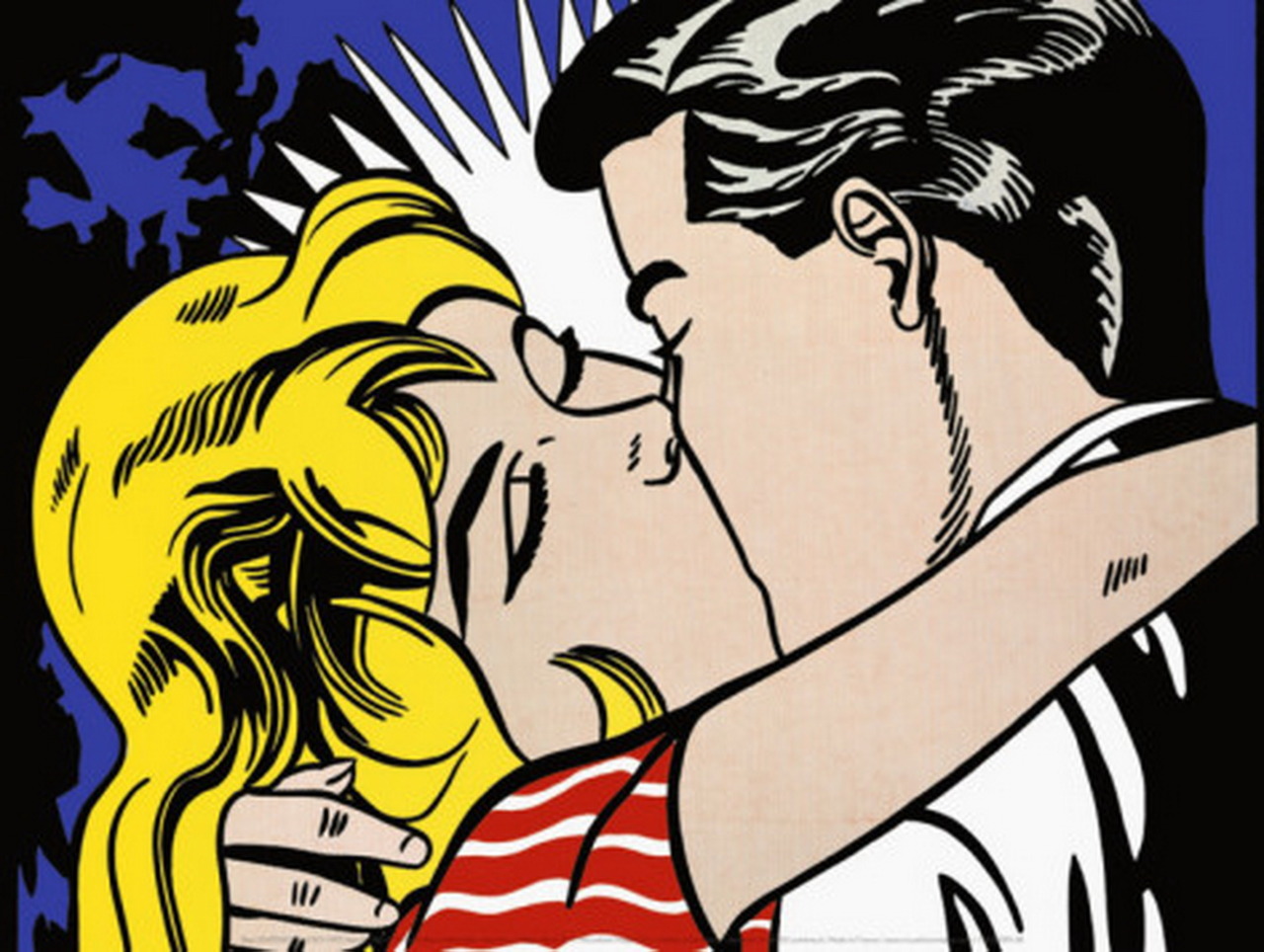 The Kiss, Roy Lichtenstein