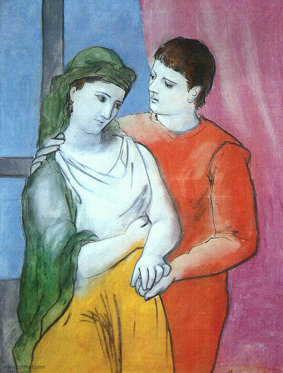 Lovers, 1923 - Pablo Picasso