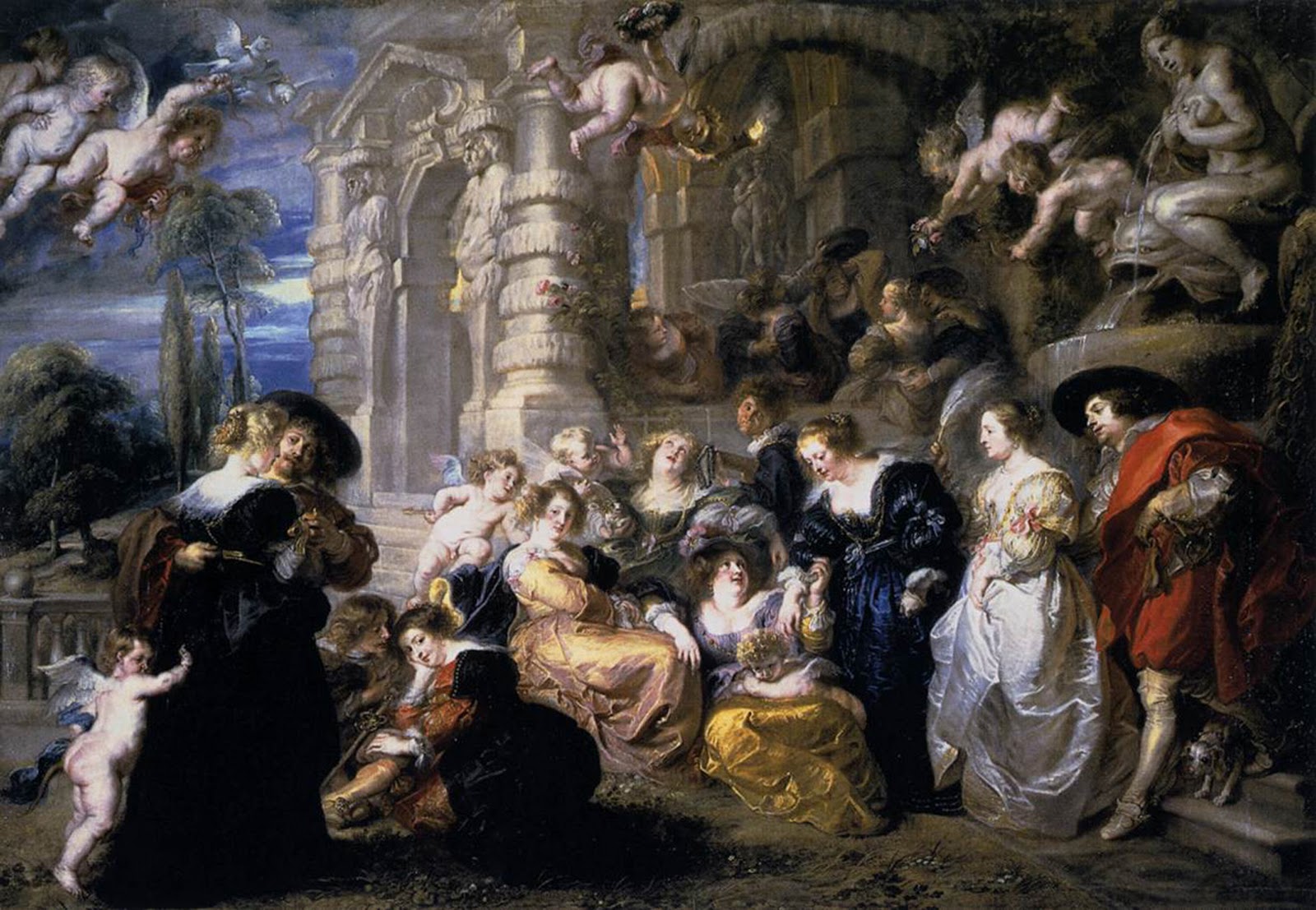 Peter Paul Rubens - The Garden of Love - c.1638