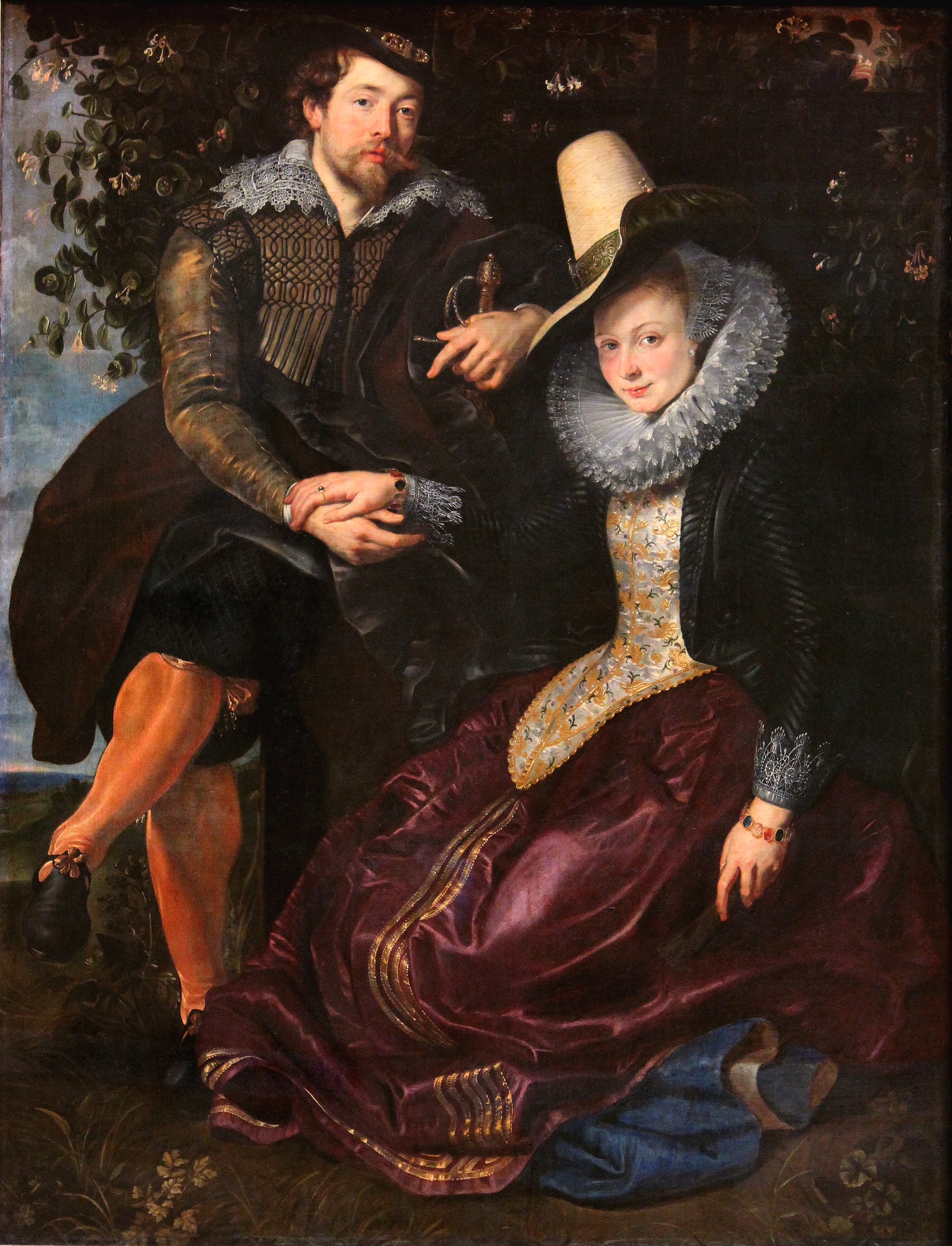 Rubens The Honeysuckle Bower (c1609)