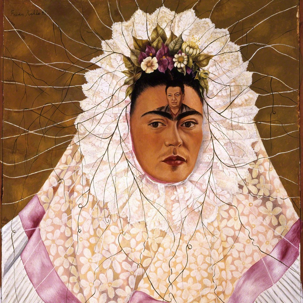 Frida Kahlo, Diego on my mind (Self-portrait as Tehuana), 1943, Art Gallery of New South Wales