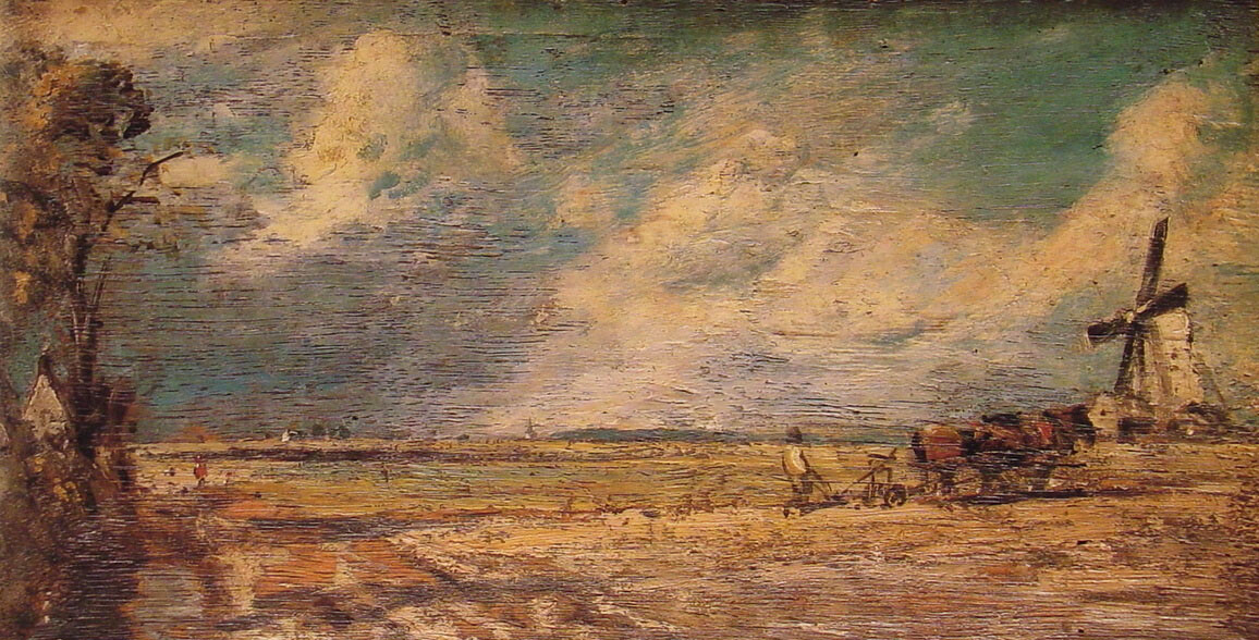 Spring Ploughing, John Constable, 1821