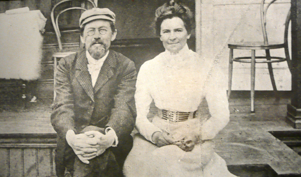 Anton Chekhov and Olga Knipper, 1901