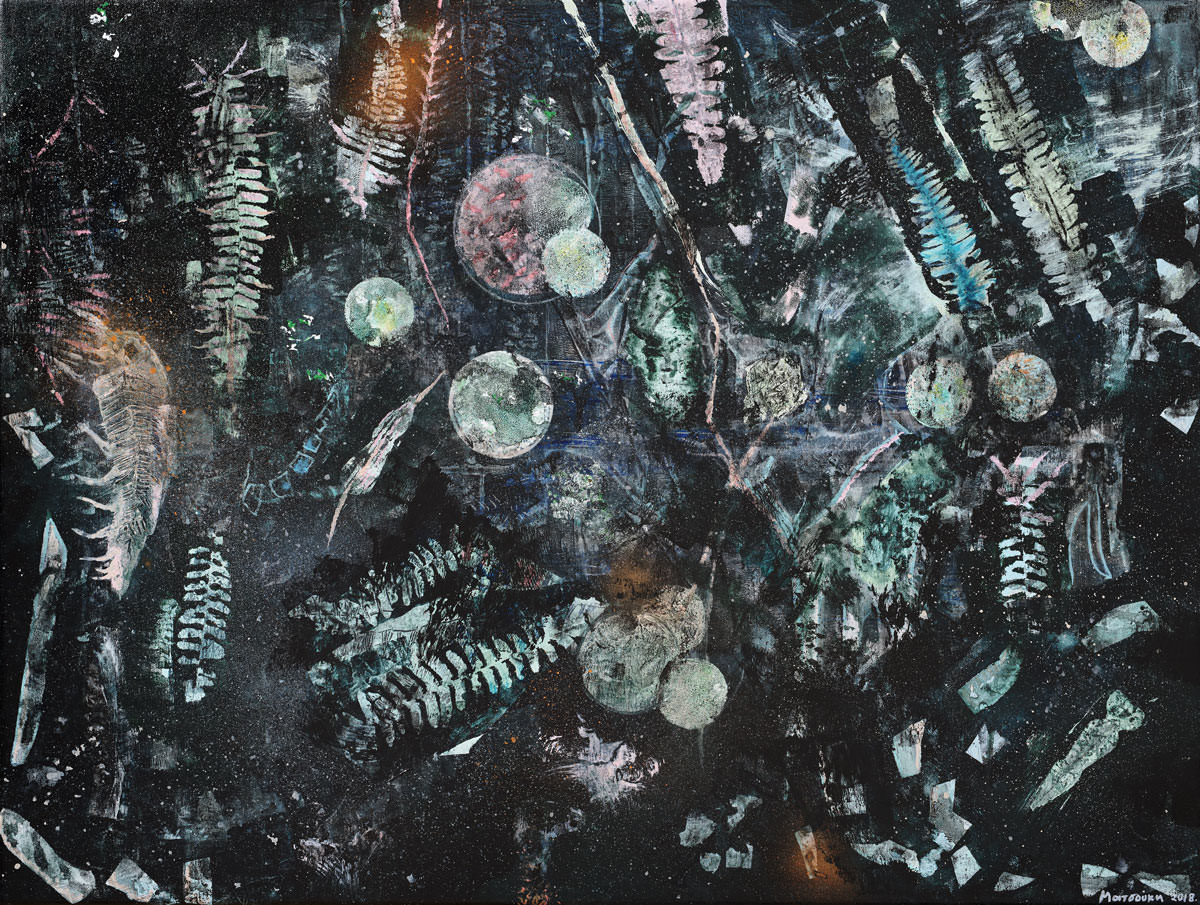 Ματσούκη Ειρήνη, Χωρίς τίτλο, 60 x 80 cm, Ακρυλικά και λάδι σε καμβά, 2018