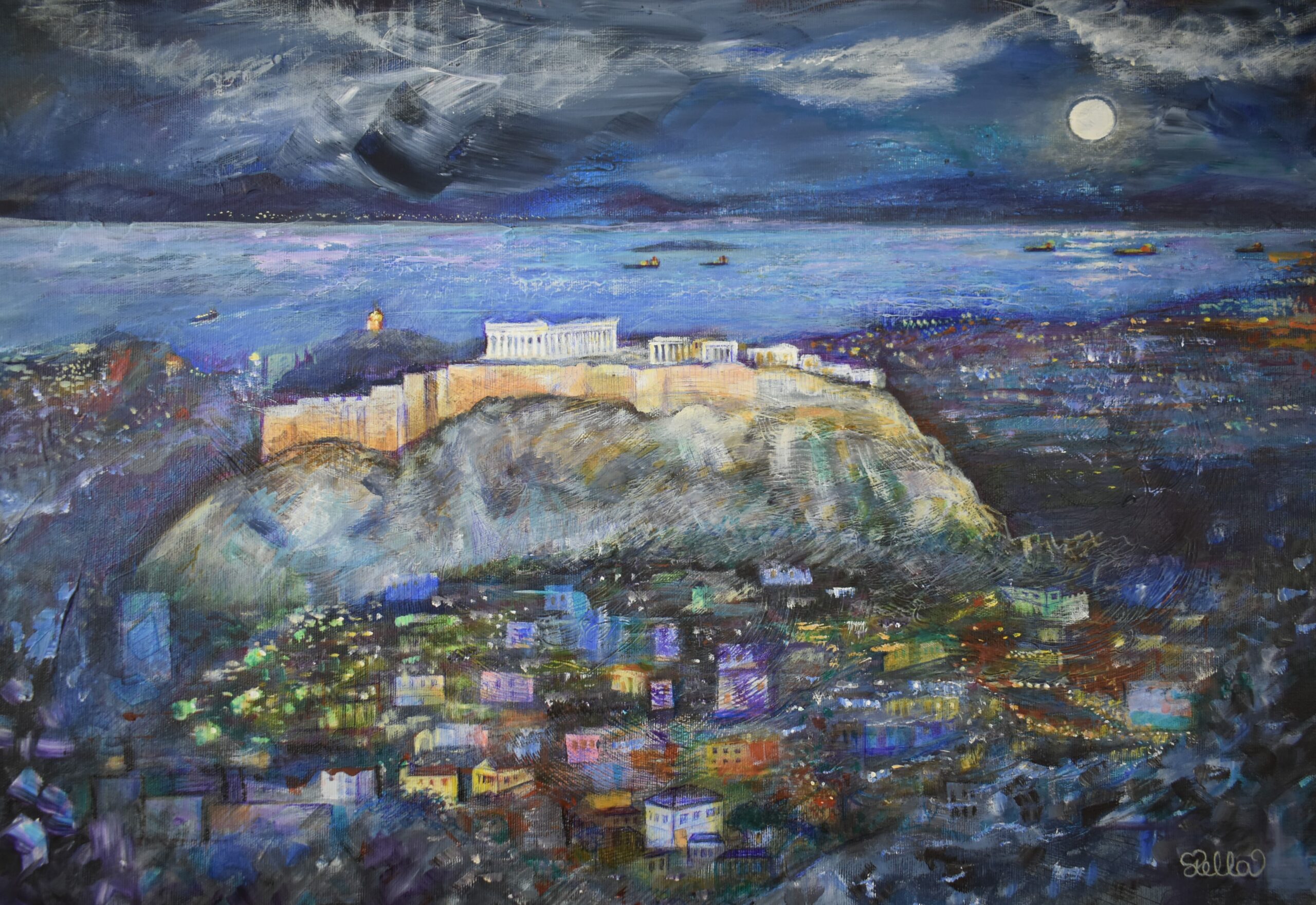 FokiaNou Art Space – Night in Athens